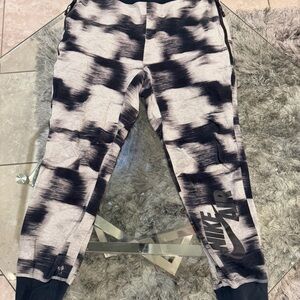 Nike Kids Black and Gray Joggers